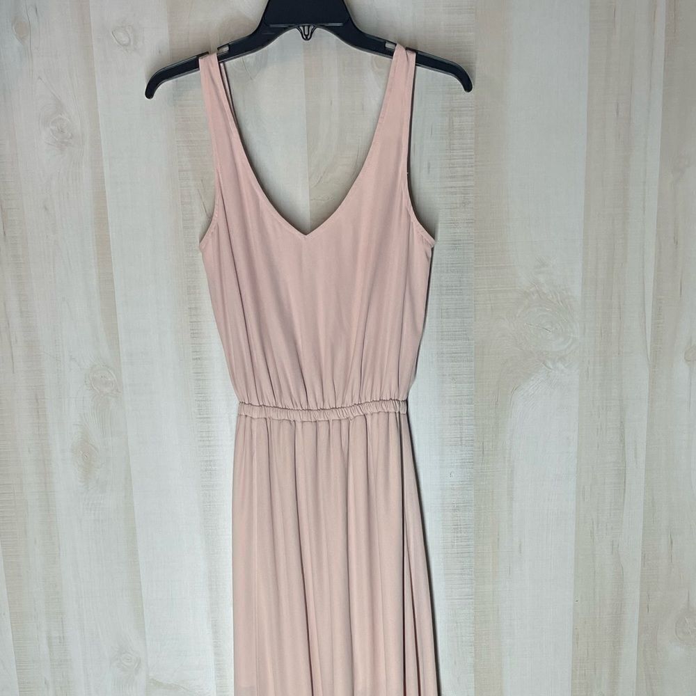 Show me your MuMu pale‎ pink maxi dress. Sizes small